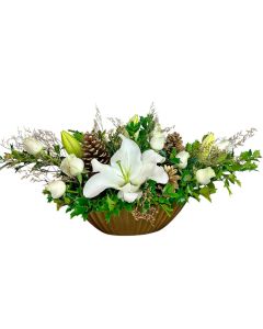 MIX FLORES BRANCAS NATAL HEDDA