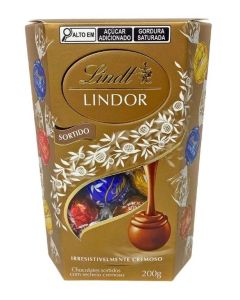 CHOCOLATE LINDT SORTIDOS LINDOR BALLS CORNET 200g