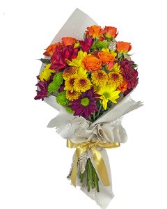 BUQUÊ BAILARINA MIX CORES MISTY